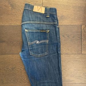 Nudie Jeans Thin Finn Dry Ecru Embo (raw denim) 31W 34L